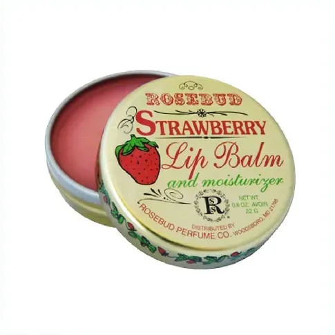 Bilde av best pris Rosebud Strawberry Lip Balm 22g Hudpleie - Ansikt - Lepper - Leppepomade