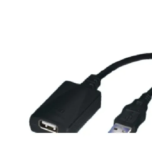 Bilde av best pris Rotronic USB 2.0 1 Port 5m, 5 m, USB A, USB A, 2.0, Hankjønn/hunkjønn, Svart PC tilbehør - KVM og brytere - Tilbehør