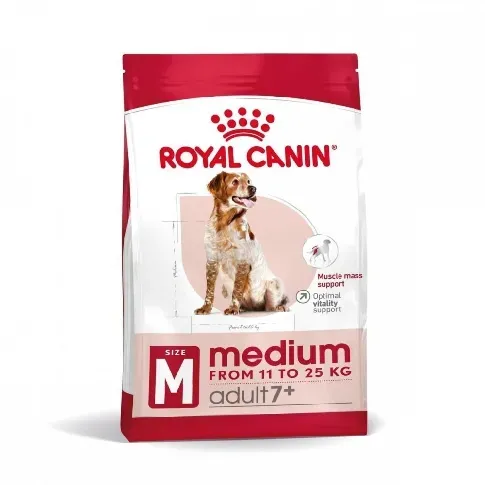 Bilde av best pris Royal Canin Dog Medium Adult 7+ (15 kg) Hund - Hundemat - Seniorfôr til hund