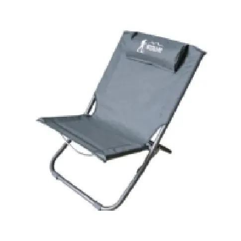 Bilde av best pris Royokamp sammenleggbar strandstol, grå Utendørs - Camping - Borde/Stoler