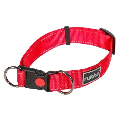 Bilde av best pris Rukka Bliss Polar halsbånd nylon rød (1,5 x 20-30 cm) Hund - Hundeutstyr - Hundehalsbånd