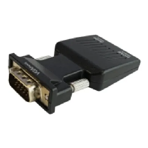 Bilde av best pris SAVIO CL-145 - Video adapter - HD-15 (VGA), mini-phone stereo 3.5 mm, mini-USB Type B hunn til HDMI hunn - 1080p-støtte PC tilbehør - Programvare - Multimedia