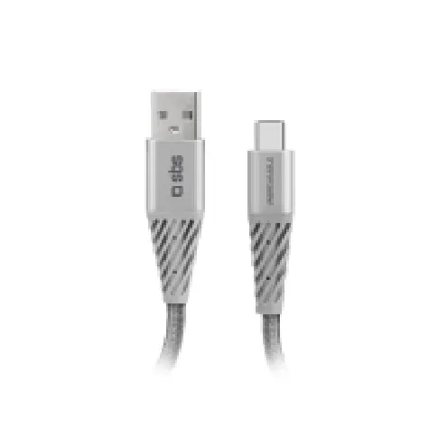Bilde av best pris SBS TECABLEUNRETCK, 1,5 m, USB A, USB C, Sølv PC tilbehør - Kabler og adaptere - Datakabler
