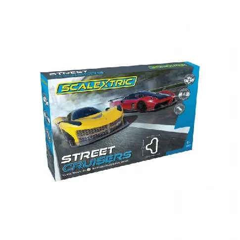 Bilde av best pris SCALEXTRIC Street Cruisers Race-sett Scalextric Racetrack C1422P Bilbaner