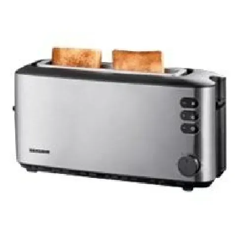 Bilde av best pris SEVERIN AT 2515 - Brødrister - 1 skive - rustfritt stål Kjøkkenapparater - Brød og toast - Brødristere