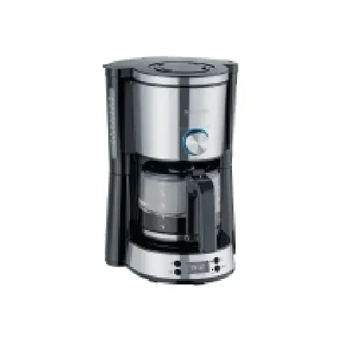 Bilde av best pris SEVERIN KA 4826 - Kaffemaskin - 10 kopper - børstet rustfritt stål / svart Kjøkkenapparater - Kaffe - Kaffemaskiner