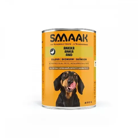 Bilde av best pris SMAAK Dog Adult Kornfri And, 400 g Hund - Hundemat - Våtfôr