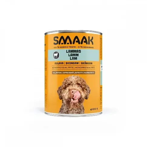 Bilde av best pris SMAAK Dog Adult Kornfri Lam, 400 g Hund - Hundemat - Våtfôr