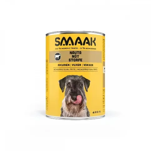 Bilde av best pris SMAAK Dog Adult Storfe & Ris, 400 g Hund - Hundemat - Våtfôr