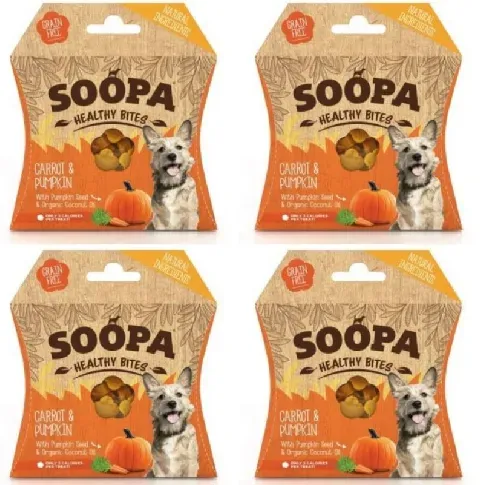 Bilde av best pris SOOPA - Healthy Bites Carrot&Pumpkin 50g x 4 - Kjæledyr og utstyr