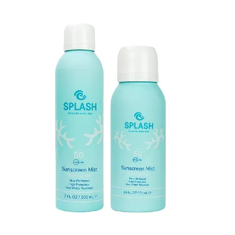 Bilde av best pris SPLASH - Pure Spring Non-Perfumed Sunscreen Mist SPF 50+ 200 ml + SPLASH - Pure Spring Non-Perfumed Sunscreen Mist SPF 50+ 75 ml - Skjønnhet