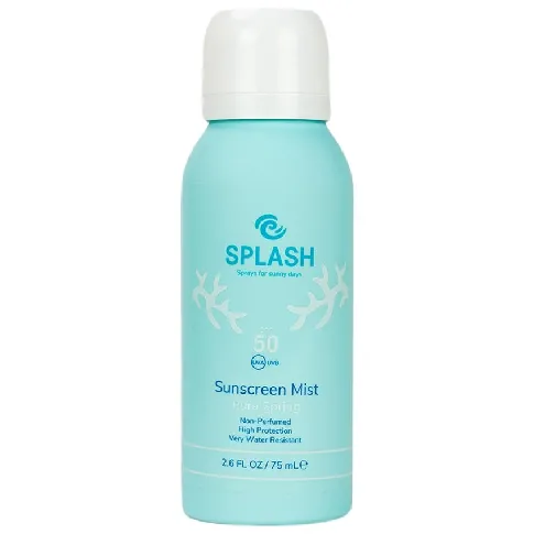 Bilde av best pris SPLASH - Pure Spring Non-Perfumed Sunscreen Mist SPF 50+ 75 ml - Skjønnhet