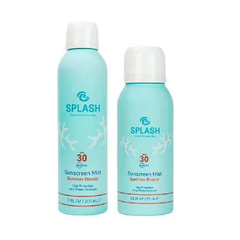 Bilde av best pris SPLASH - Summer Breeze Sunscreen Mist SPF 30 200 ml + SPLASH - Summer Breeze Sunscreen Mist SPF 30 75 ml - Skjønnhet