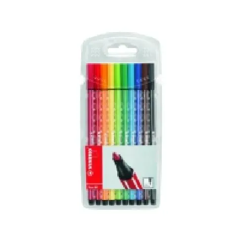 Bilde av best pris STABILO Pen 68, 10 farger, Flerfarget, Projektil spiss, 1 mm, Flerfarget, Sekskantet Skriveredskaper - Fiberpenner & Finelinere - Fine linjer
