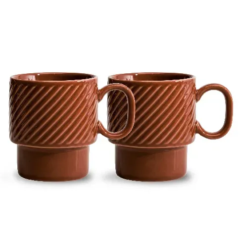 Bilde av best pris Sagaform Coffee & More kaffekrus 2-pack, terracotta Krus