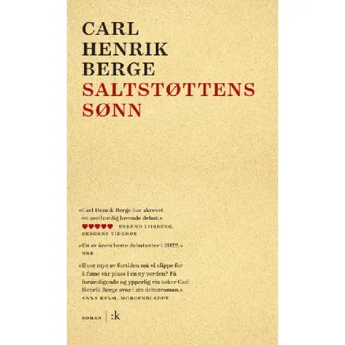 Bilde av best pris Saltstøttens sønn - En krim og spenningsbok av Carl Henrik Berge