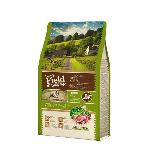 Bilde av best pris Sam´s Field Adult Maedium Beef & Veal (2,5 kg) Hund - Hundemat - Tørrfôr