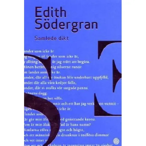 Bilde av best pris Samlede dikt av Edith Södergran - Skjønnlitteratur