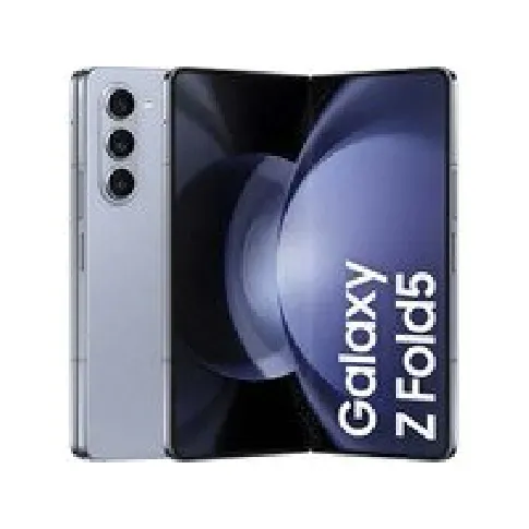 Bilde av best pris Samsung® | Galaxy Z Fold5 - 5G smarttelefon - dual-SIM - RAM 12 GB / Internminne 256 GB - AMOLED-skjerm - 7,6 (2176 x 1812 piksler) @120hz - 3x bakkamera 50 MP, 12 MP, 12 MP - 2x frontkameraer 10 MP, 4 MP - Icy Blue Tele & GPS - Mobiltelefoner - Samsung G