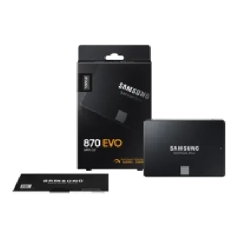 Bilde av best pris Samsung 870 EVO MZ-77E500B - SSD - kryptert - 500 GB - intern - 2.5 - SATA 6Gb/s - buffer: 512 MB - 256-bit AES - TCG Opal Encryption PC-Komponenter - Harddisk og lagring - SSD