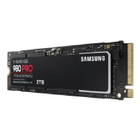 Bilde av best pris Samsung 980 PRO MZ-V8P2T0BW - SSD - kryptert - 2 TB - intern - M.2 2280 - PCIe 4.0 x4 (NVMe) - buffer: 2 GB - 256-bit AES - TCG Opal Encryption PC-Komponenter - Harddisk og lagring - SSD