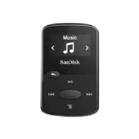 Bilde av best pris SanDisk Clip Jam - Digital spiller - 8 GB - svart TV, Lyd & Bilde - Bærbar lyd & bilde - MP3-Spillere