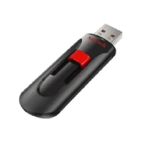 Bilde av best pris SanDisk Cruzer Glide - USB-flashstasjon - kryptert - 32 GB - USB 2.0 (en pakke 3) PC-Komponenter - Harddisk og lagring - USB-lagring