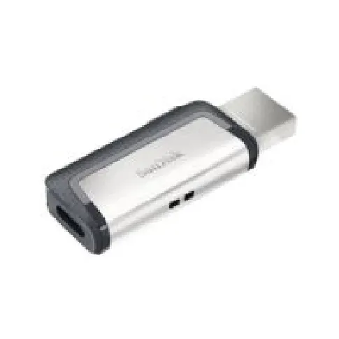 Bilde av best pris SanDisk Ultra Dual - USB-flashstasjon - 128 GB - USB 3.1 / USB-C PC-Komponenter - Harddisk og lagring - USB-lagring