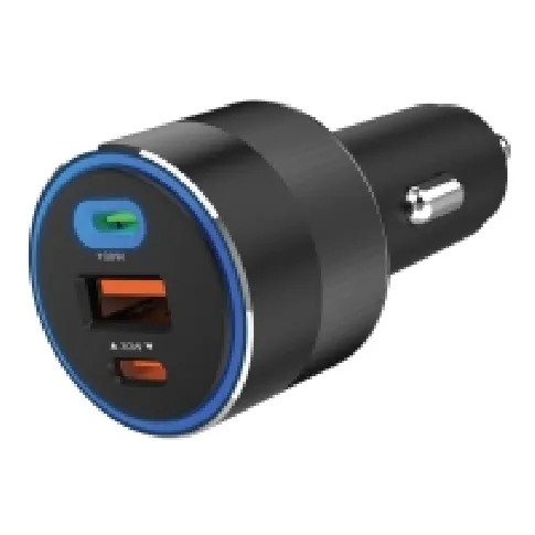 Bilde av best pris Sandberg Active - Bilstrømadapter - 130 watt - 3 utgangskontakter (USB, 24 pin USB-C) Tele & GPS - Batteri & Ladere - Billader