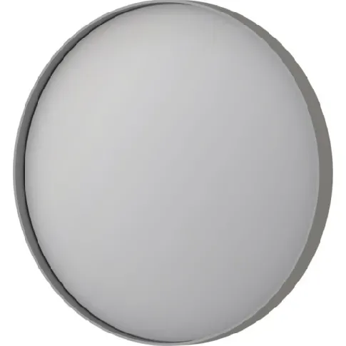 Bilde av best pris Sanibell Ink SP17 speil med lys, dimbar, duggfri, børstet rustfritt stål, Ø40 cm Baderom > Innredningen