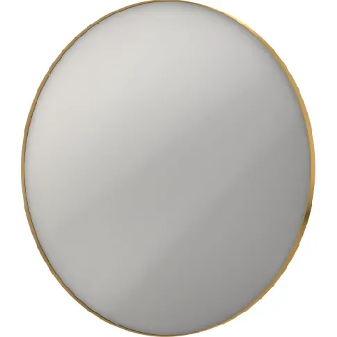 Bilde av best pris Sanibell Ink SP17 speil med lys, dimbar, duggfri, gull, Ø120 cm Baderom > Innredningen