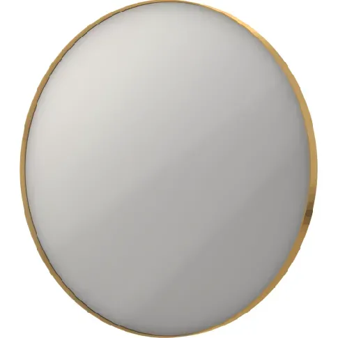 Bilde av best pris Sanibell Ink SP17 speil med lys, dimbar, duggfri, gull, Ø60 cm Baderom > Innredningen