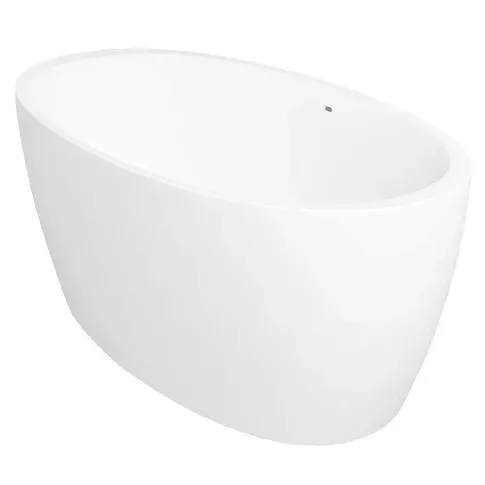 Bilde av best pris Sanipro Enzo Frittstående Badekar 179 - Solid Surface Hvit Matt / 179cm Frittstående badekar