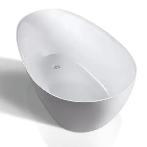 Bilde av best pris Sanipro Symphony Frittstående Badekar 170 - Designkar Hvit / 170cm Frittstående badekar