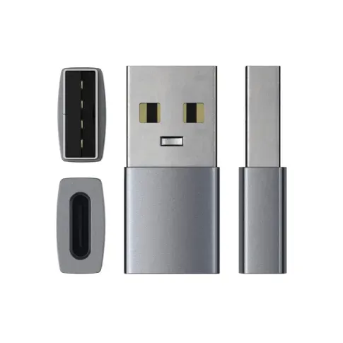 Bilde av best pris Satechi Satechi Adapter USB-A til USB-C, Space Grey Adaptere og omformere,Elektronikk