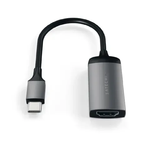 Bilde av best pris Satechi Satechi USB-C 4K 60 Hz HDMI-adapter, Space Grey Adaptere og omformere,Elektronikk