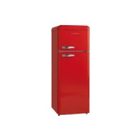 Bilde av best pris Scandomestic Retro RKF 203 R - Kjøleskap/fryser - bredde: 54.6 cm - dybde: 64.6 cm - høyde: 149.7 cm - 211 liter Hvitevarer - Kjøl og frys - Kjøle/fryseskap
