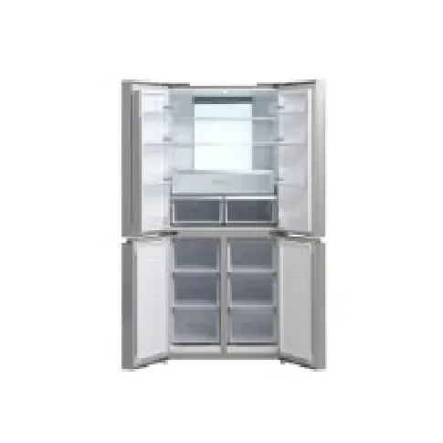 Bilde av best pris Scandomestic SKF 481 X - Amerikansk kjøleskap - bredde: 78,5 cm - dybde: 71,6 cm - høyde: 181 cm - 492 liter - Rustfritt stål Hvitevarer - Kjøl og frys - Side-by-Side