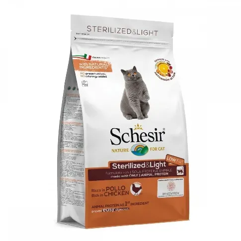 Bilde av best pris Schesir Cat Sterilised & Light (1,5 kg) Katt - Kattemat - Spesialfôr - Diettfôr til katt