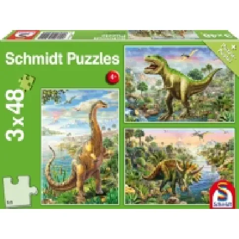 Bilde av best pris Schmidt Spiele 56202, 48 stykker, Dinosaurer, 4 år Leker - Spill - Gåter