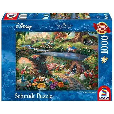 Bilde av best pris Schmidt - Thomas Kinkade: Disney, Alice in wonderland (1000 pieces) (SCH9636) - Leker