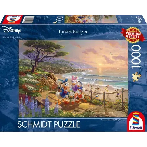 Bilde av best pris Schmidt - Thomas Kinkade: Disney - Donald&Daisy A Duck Day Afternoon (1000 pieces) (SCH9515) - Leker