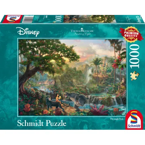 Bilde av best pris Schmidt - Thomas Kinkade: Disney - The Jungle Book (1000 pieces) (SCH4732) - Leker
