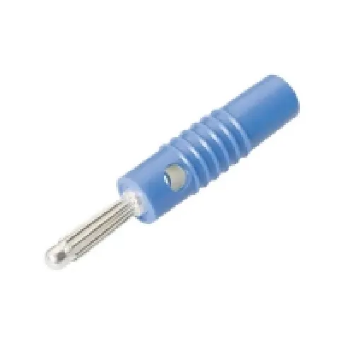 Bilde av best pris Schnepp L 4004 S BLAU Bananstik Stik, lige Stift-diameter: 4 mm Blå 1 stk Strøm artikler - Verktøy til strøm - Laboratoriemåleutstyr