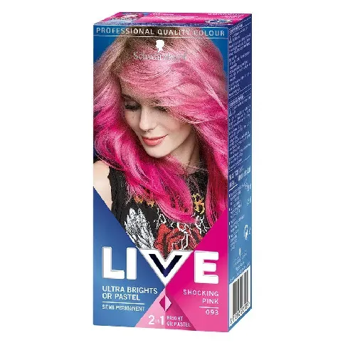Bilde av best pris Schwarzkopf Live Ultra Bright #93 Shocking Pink Hårpleie - Styling