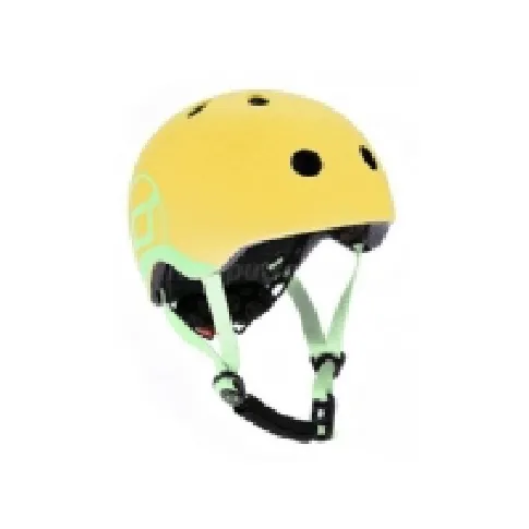 Bilde av best pris ScootAndRide hjelm for barn 1-5 år Lemon XXS-S (96390) Sport & Trening - Sikkerhetsutstyr - Skatehjelmer