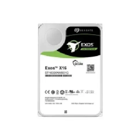 Bilde av best pris Seagate Exos X16 ST10000NM001G - harddisk - 10 TB - intern - SATA 6 Gb/s - 7200 rpm - buffer: 256 MB PC-Komponenter - Harddisk og lagring - Interne harddisker