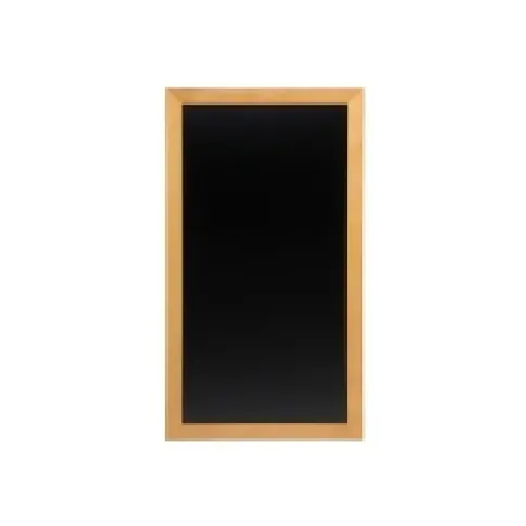 Bilde av best pris Securit 56 x 100cm Lacquered Finish Long Wall Chalk Board - Teak, 560 x 1000 mm, Melamine, Metall, Harpiks, Tre, Svart, Tre Barn & Bolig - Bartilbehør - Menytavler