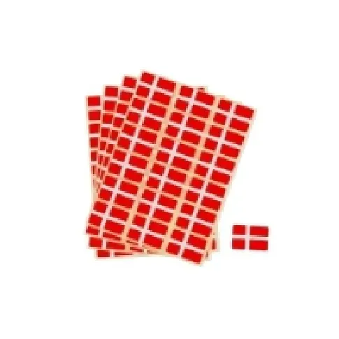 Bilde av best pris Selvklæbende danske flag, 15 x 22 mm, pakke a 72 stk. Skole og hobby - Festeutsmykking - Klistremerker
