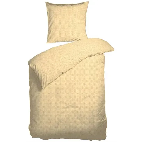Bilde av best pris Sengetøy - 140x200 cm - Bambino Gul - 100 % økologisk bomull - Night &amp; Day Sengetøy ,  Enkelt sengetøy , Enkelt sengetøy 140x200 cm
